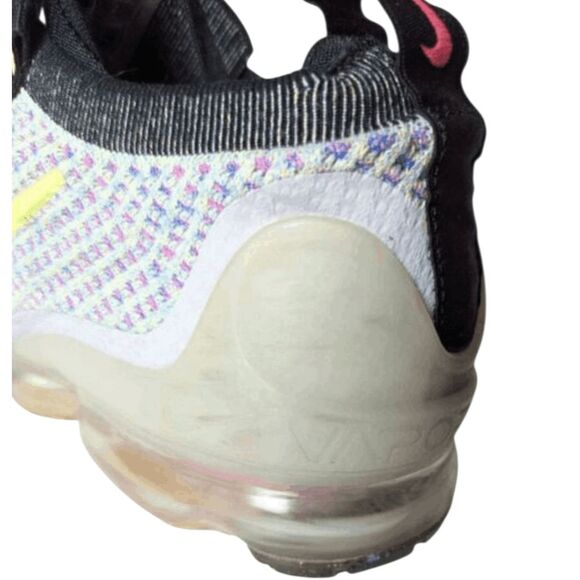 NIKE Air VaporMax 2022 Flyknit 'Volt Photo Blue' Running Shoes Size 5Y/W6.5 - Picture 12 of 14